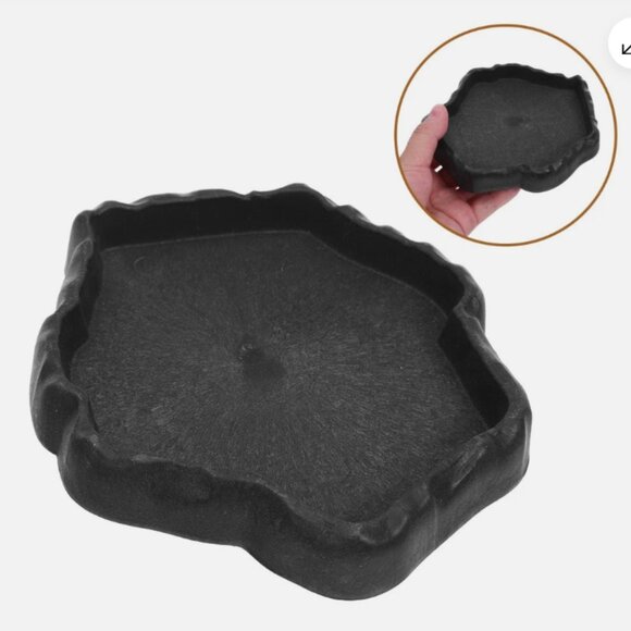 Reptile Food Water Bowl Plate Gecko Feeder Bearded Dragon Feeding Color Green - Picture 2 of 9